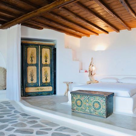 Dreamy Boho 5Bed Villa With Pool And Ocean View Mykonos Town المظهر الخارجي الصورة