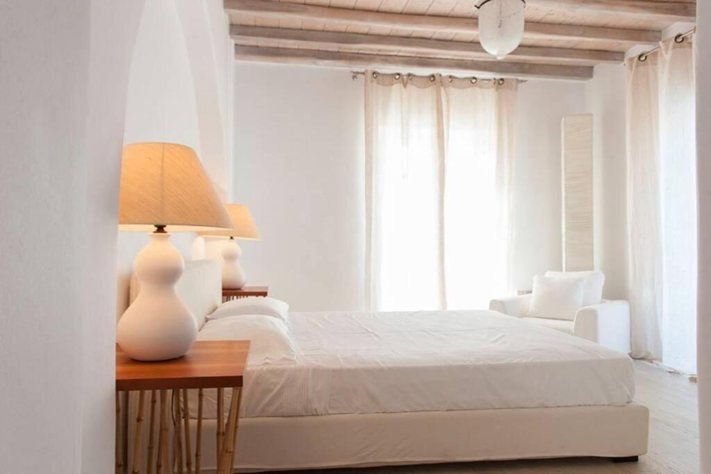 Dreamy Boho 5Bed Villa With Pool And Ocean View Mykonos Town المظهر الخارجي الصورة