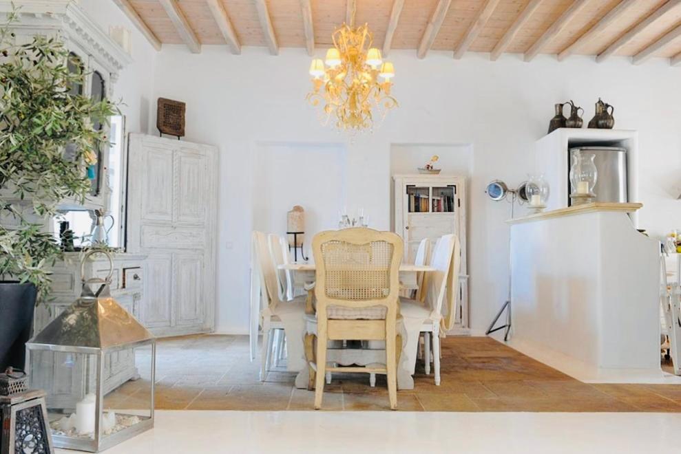 Dreamy Boho 5Bed Villa With Pool And Ocean View Mykonos Town المظهر الخارجي الصورة