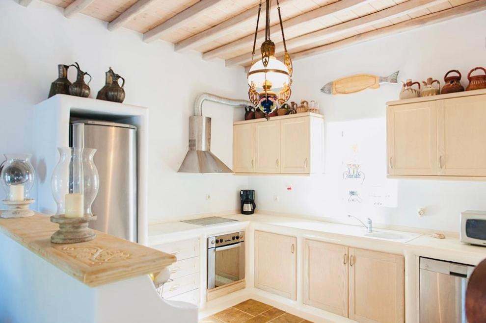 Dreamy Boho 5Bed Villa With Pool And Ocean View Mykonos Town المظهر الخارجي الصورة