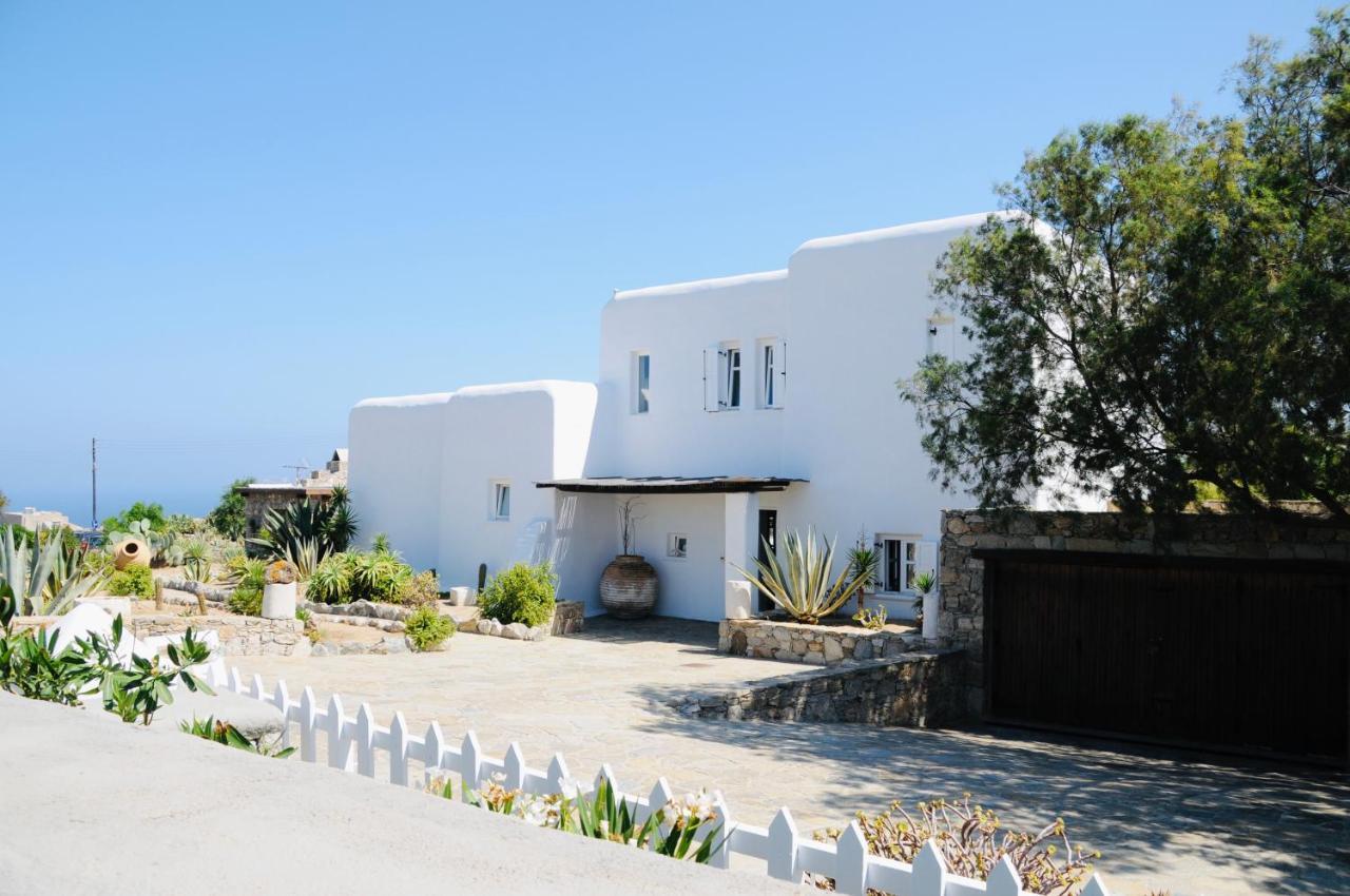 Dreamy Boho 5Bed Villa With Pool And Ocean View Mykonos Town المظهر الخارجي الصورة