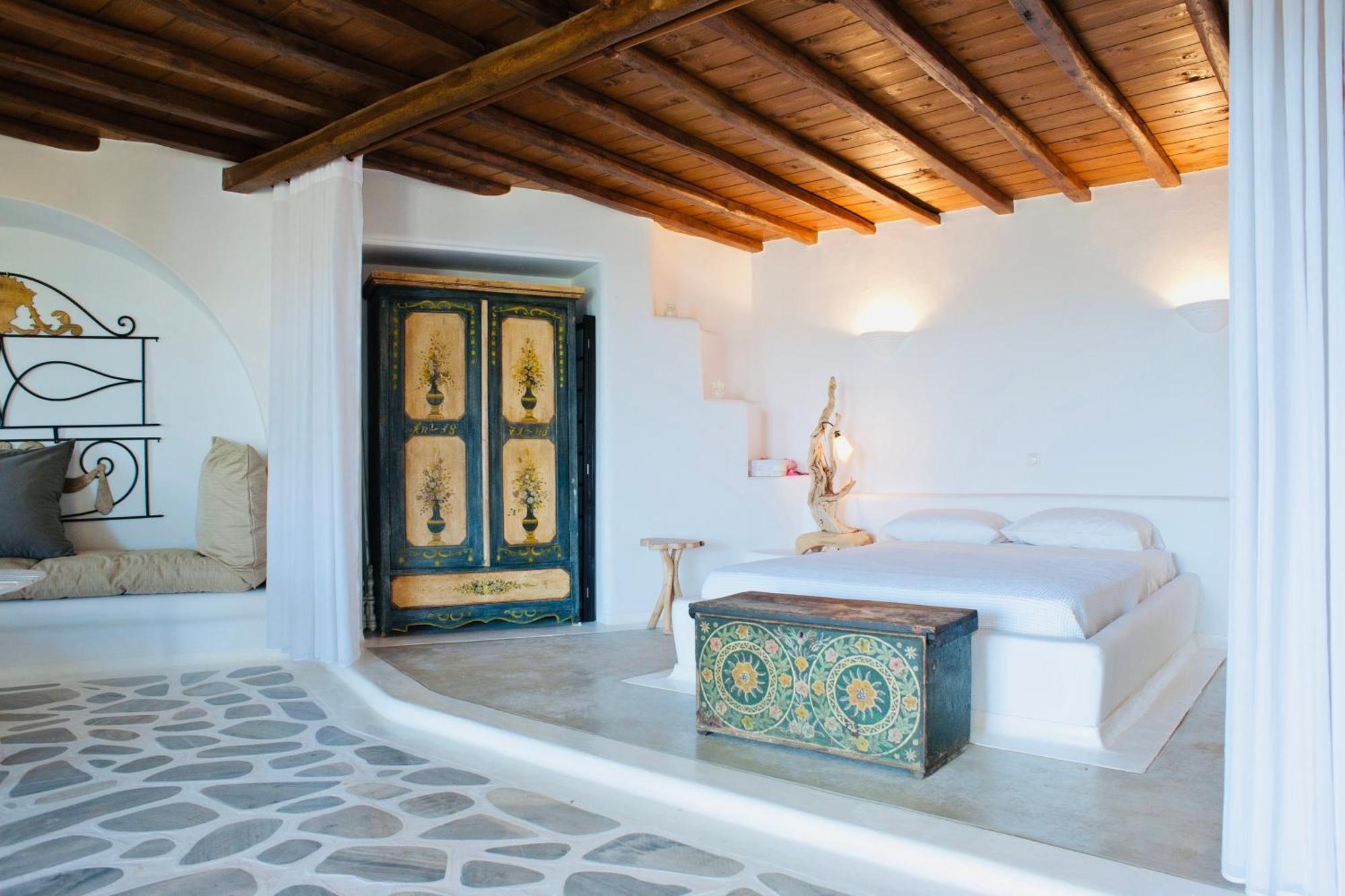Dreamy Boho 5Bed Villa With Pool And Ocean View Mykonos Town المظهر الخارجي الصورة